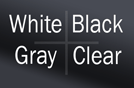 104 COE Neutrals - Black - Gray - White - Clear Rods