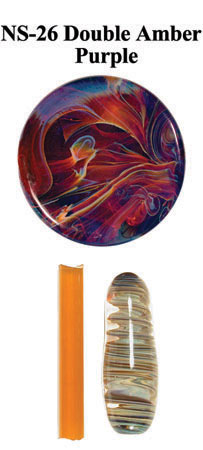 Ater One Arts Amber Purple Borosilicate Glass